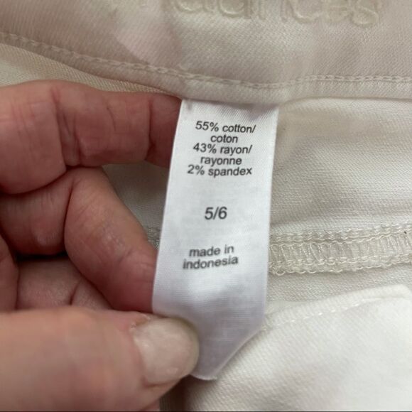 Maurice White Tie Side Cropped Jeans, 5/6 - Picture 6 of 10